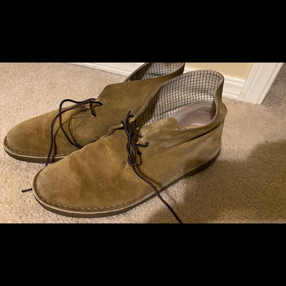Clark’s suede boots men’s 11.5D